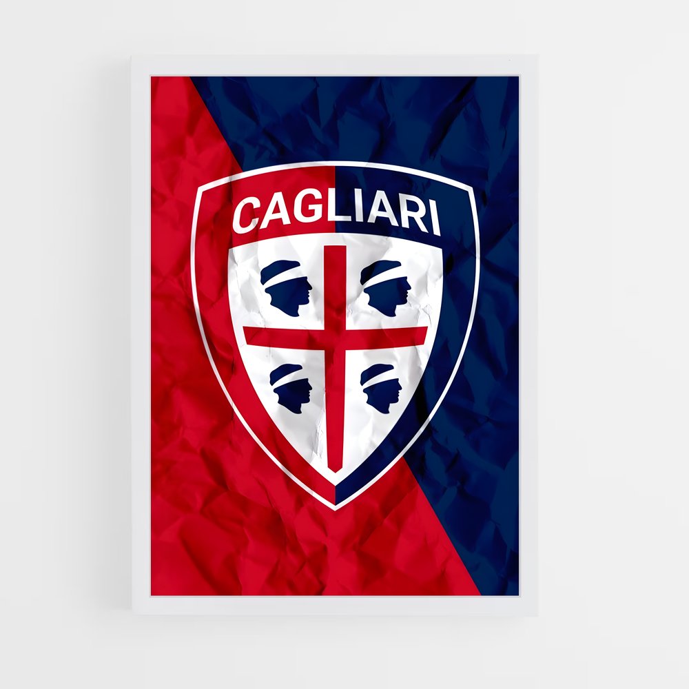 ap-cagliari calcio-3 cadre Blanc