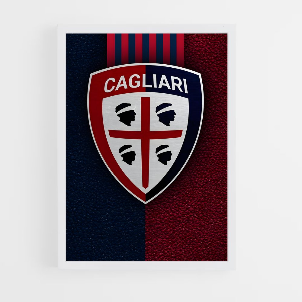 ap-cagliari calcio-7 cadre Blanc