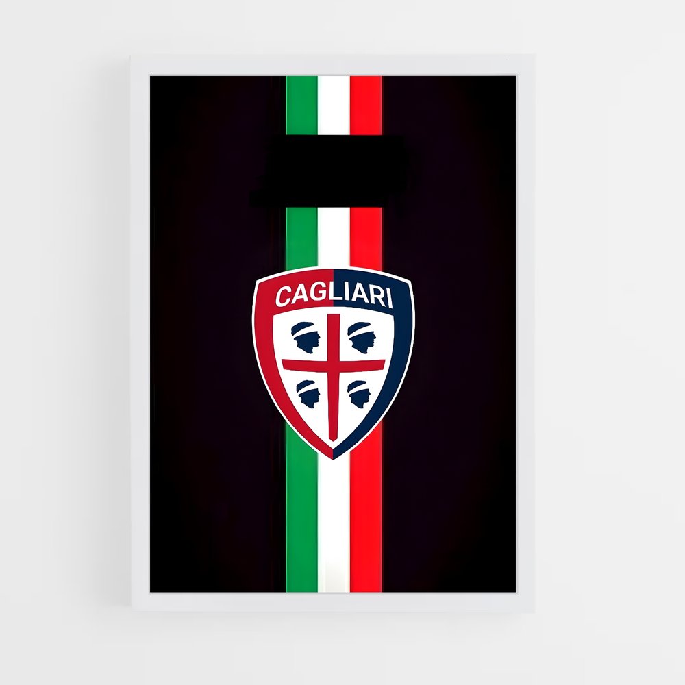 ap-cagliari calcio-8 cadre Blanc
