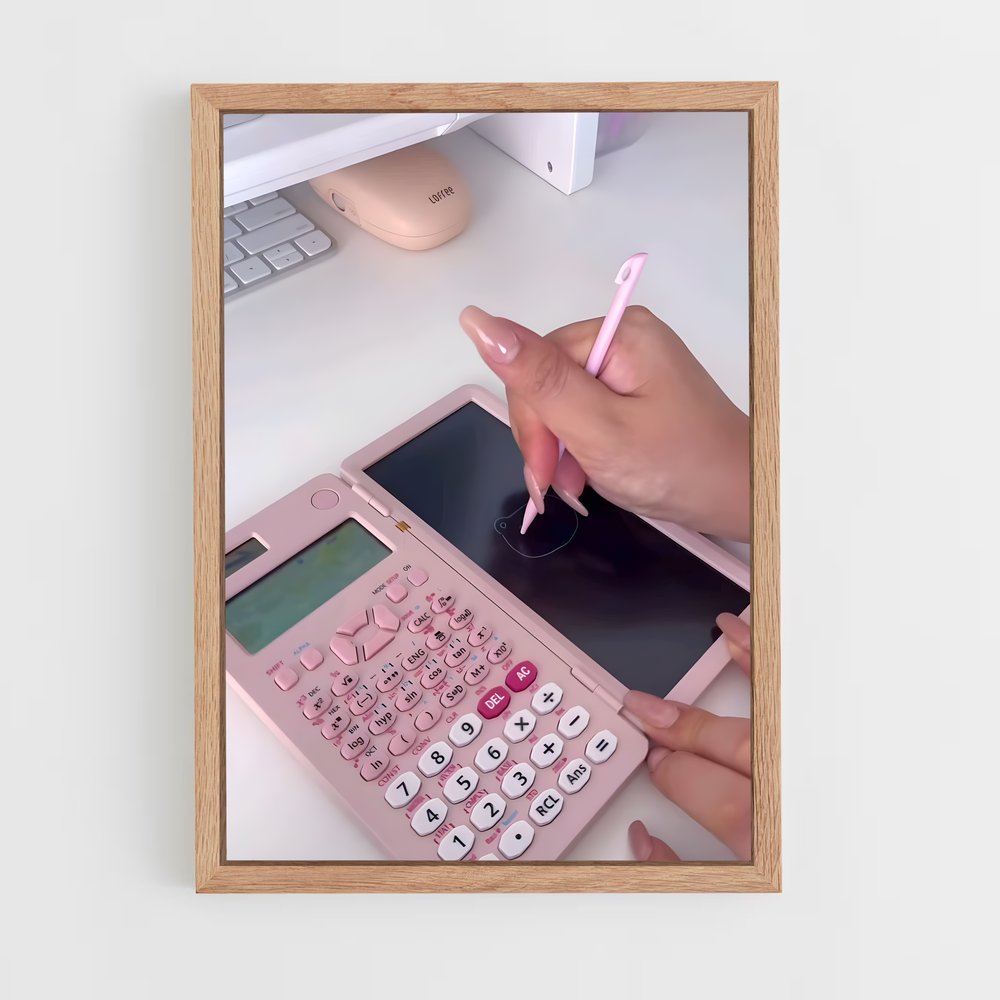 ap-calculator-1 cadre Bois clair