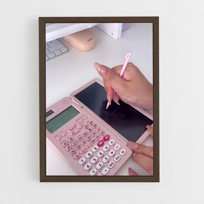 ap-calculator-1 cadre Bois foncé