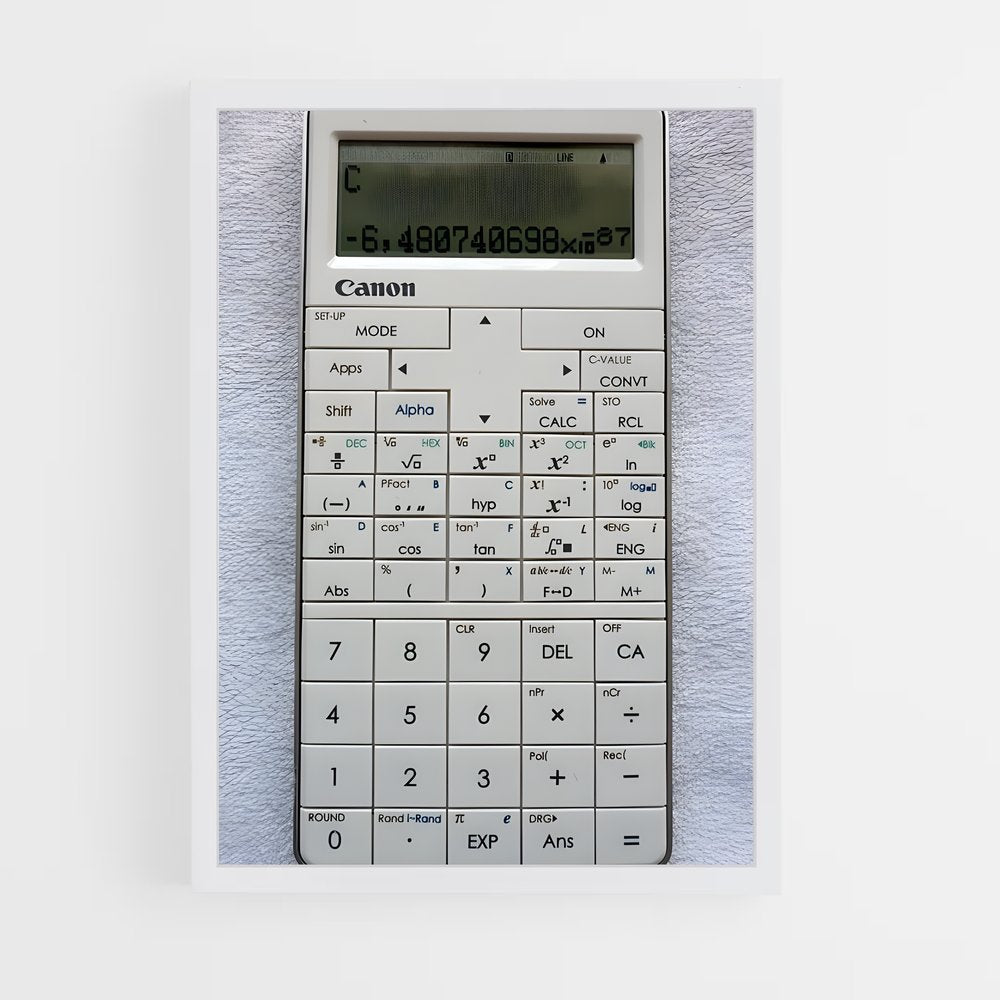 ap-calculator-2 cadre Blanc