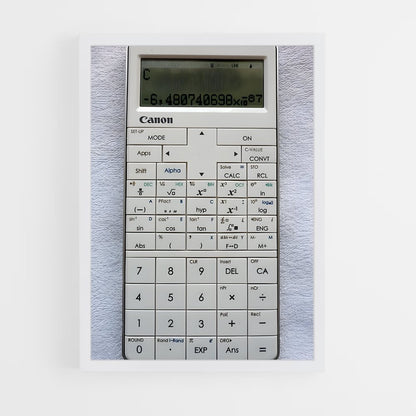 ap-calculator-2 cadre Blanc