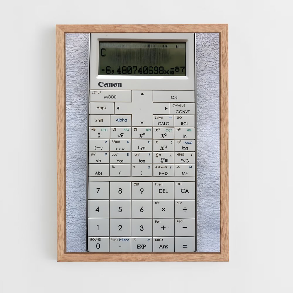 ap-calculator-2 cadre Bois clair
