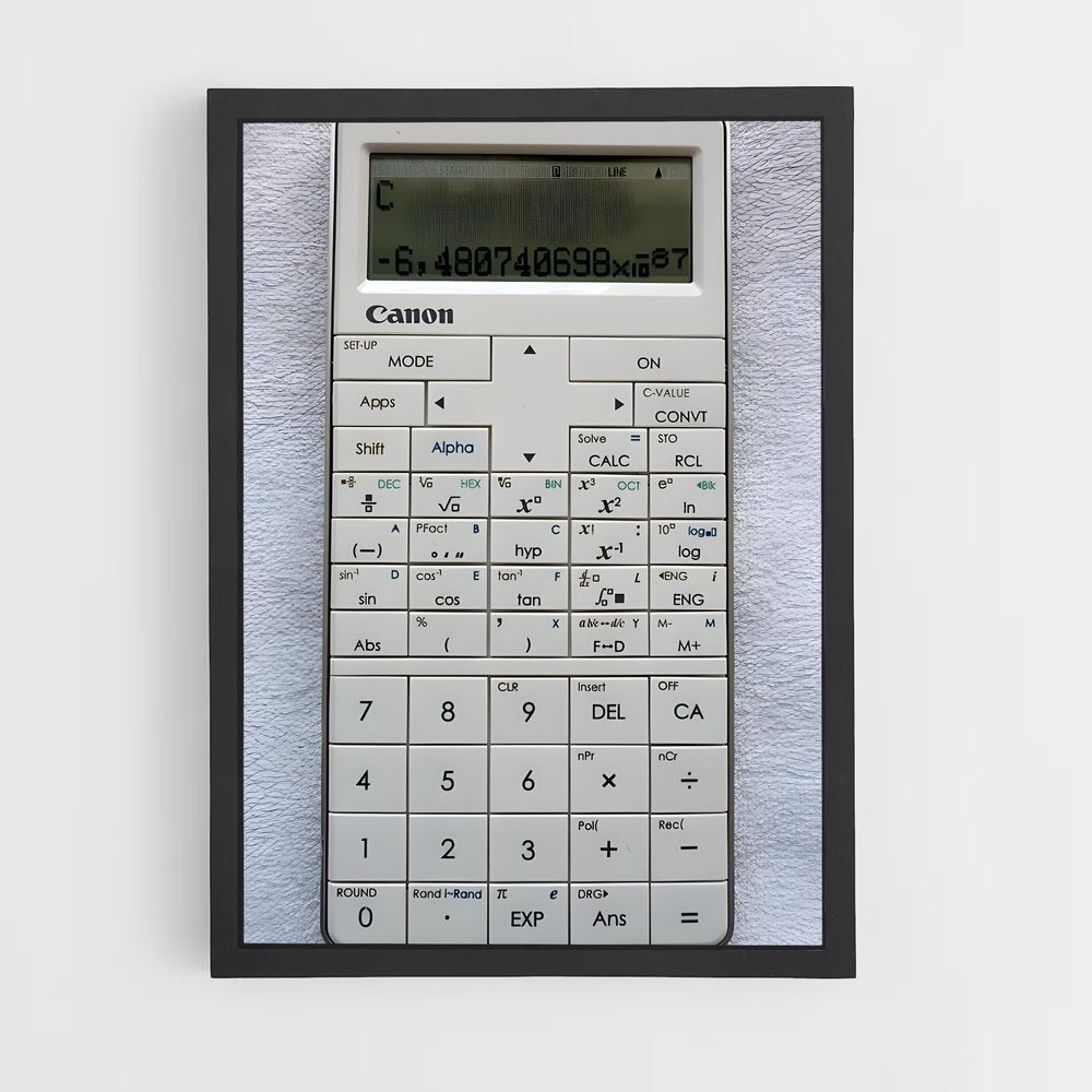 ap-calculator-2 cadre Noir