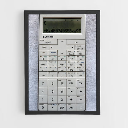 ap-calculator-2 cadre Noir
