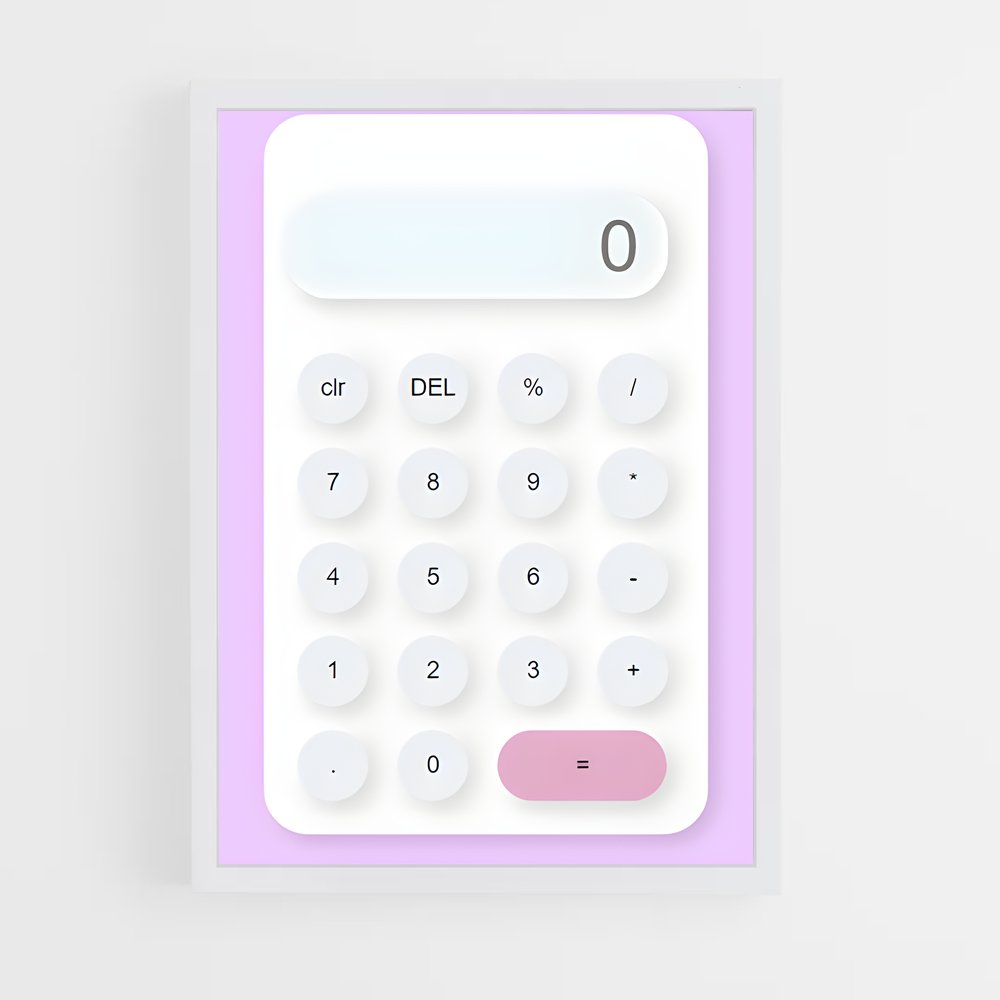 ap-calculator-3 cadre Blanc