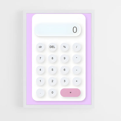 ap-calculator-3 cadre Blanc