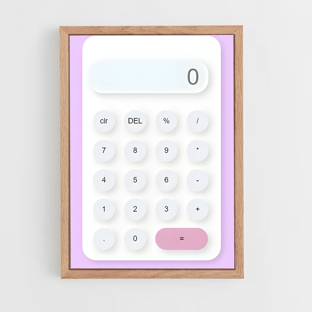 ap-calculator-3 cadre Bois clair