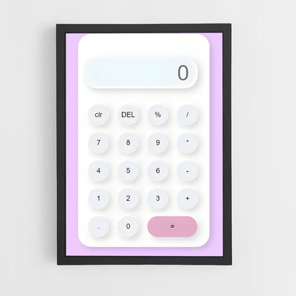 ap-calculator-3 cadre Noir
