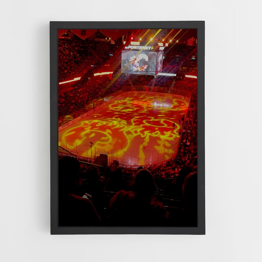 ap-calgary flames-11 cadre Noir