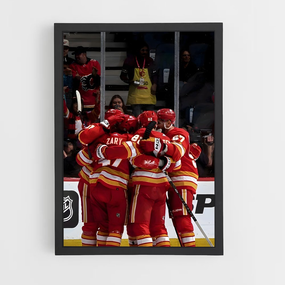 ap-calgary flames-5 cadre Noir