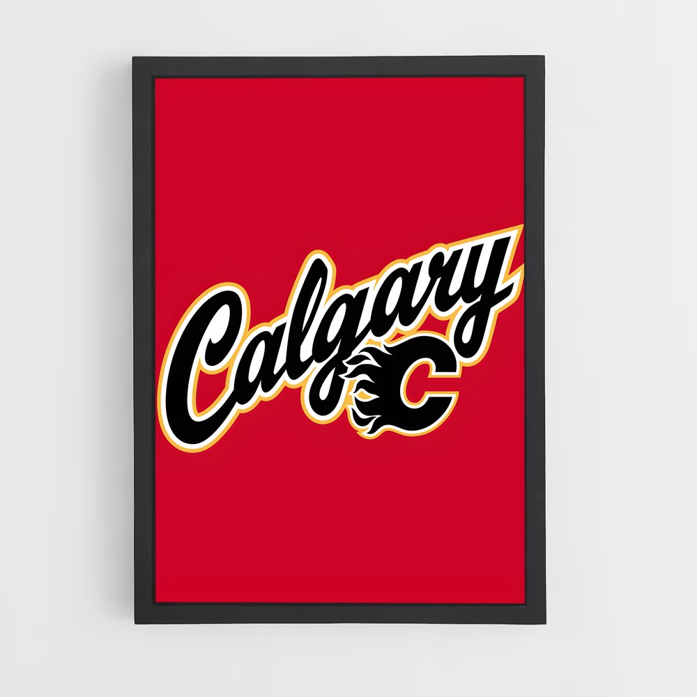 ap-calgary flames-9 cadre Noir