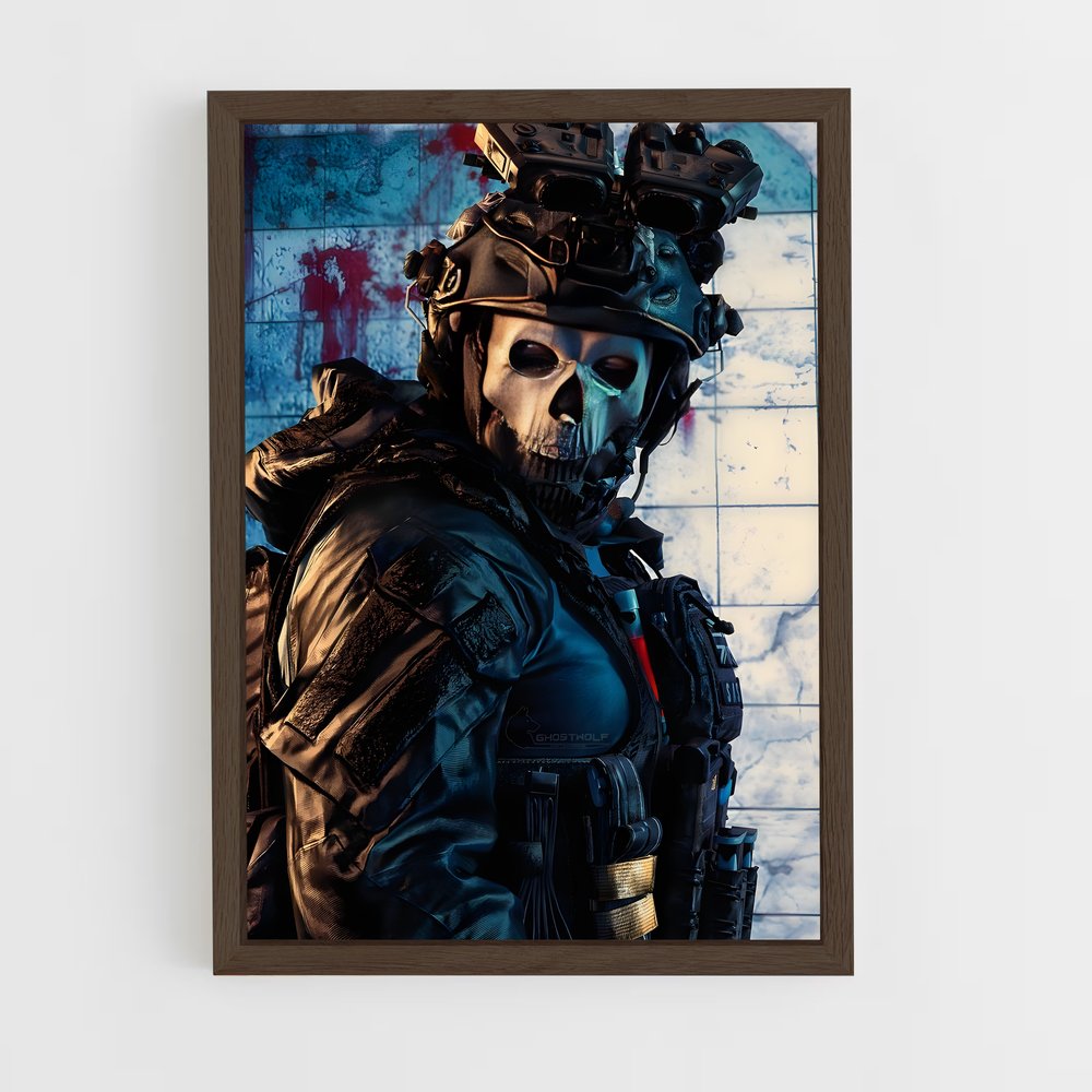ap-call of duty-8 cadre Bois foncé