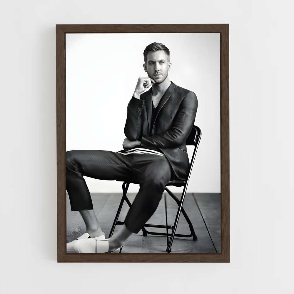ap-calvin harris-2 cadre Bois foncé