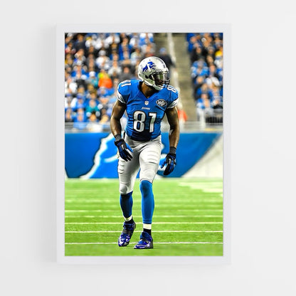 ap-calvin johnson-1 cadre Blanc