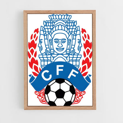ap-cambodia national football team-1 cadre Bois clair