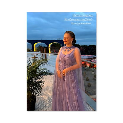 Poster Élégance Pourpre