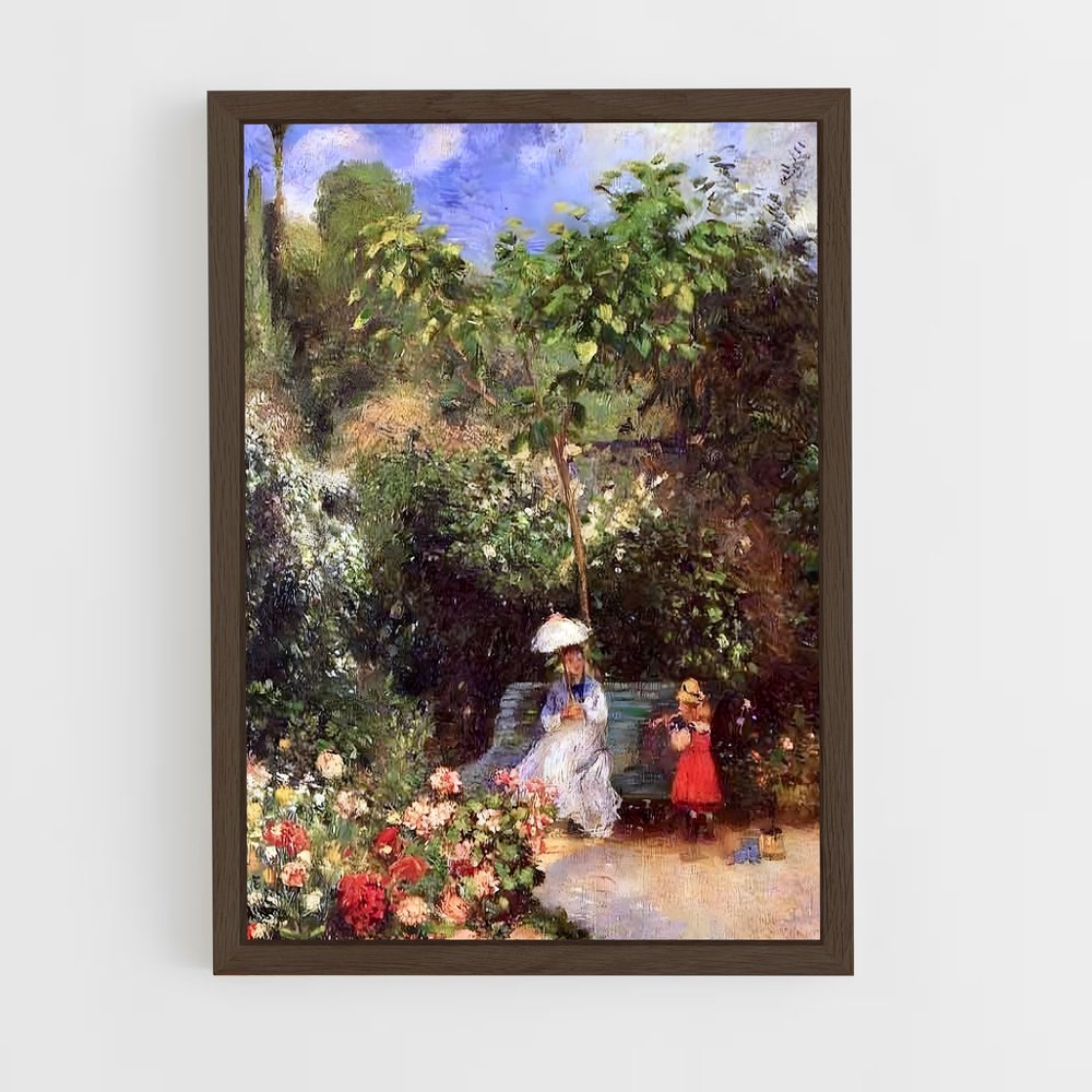 ap-camille pissarro-2 cadre Bois foncé