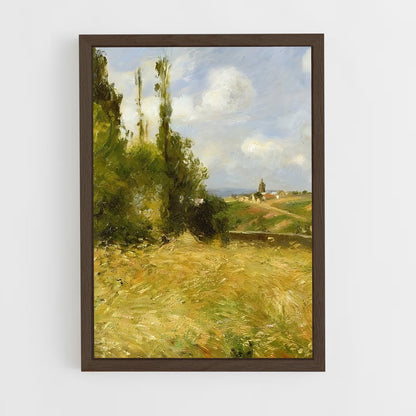 ap-camille pissarro-6 cadre Bois foncé