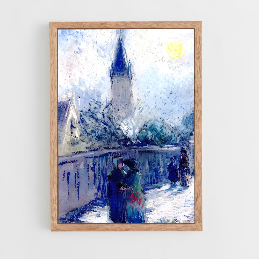 ap-camille pissarro-7 cadre Bois clair