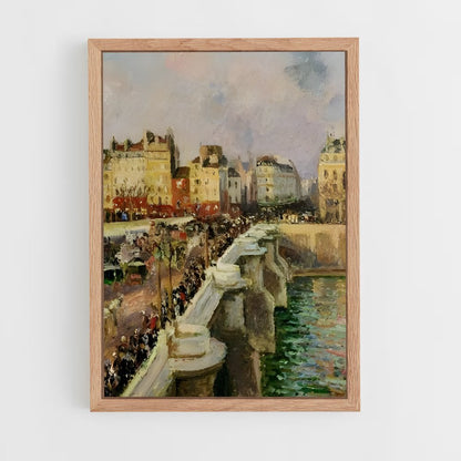 ap-camille pissarro-8 cadre Bois clair