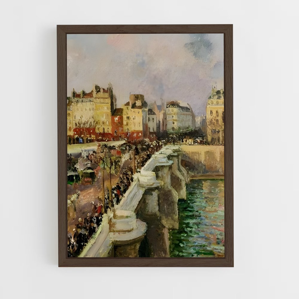 ap-camille pissarro-8 cadre Bois foncé