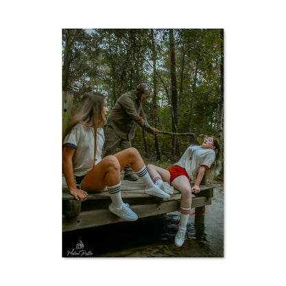 Poster Bench at Crystal Lake