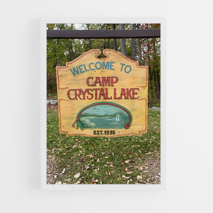 ap-camp crystal lake-2 cadre Blanc