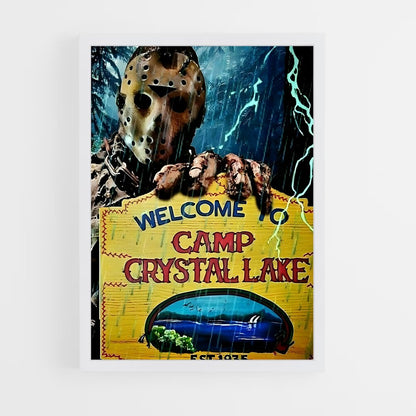 ap-camp crystal lake-5 cadre Blanc