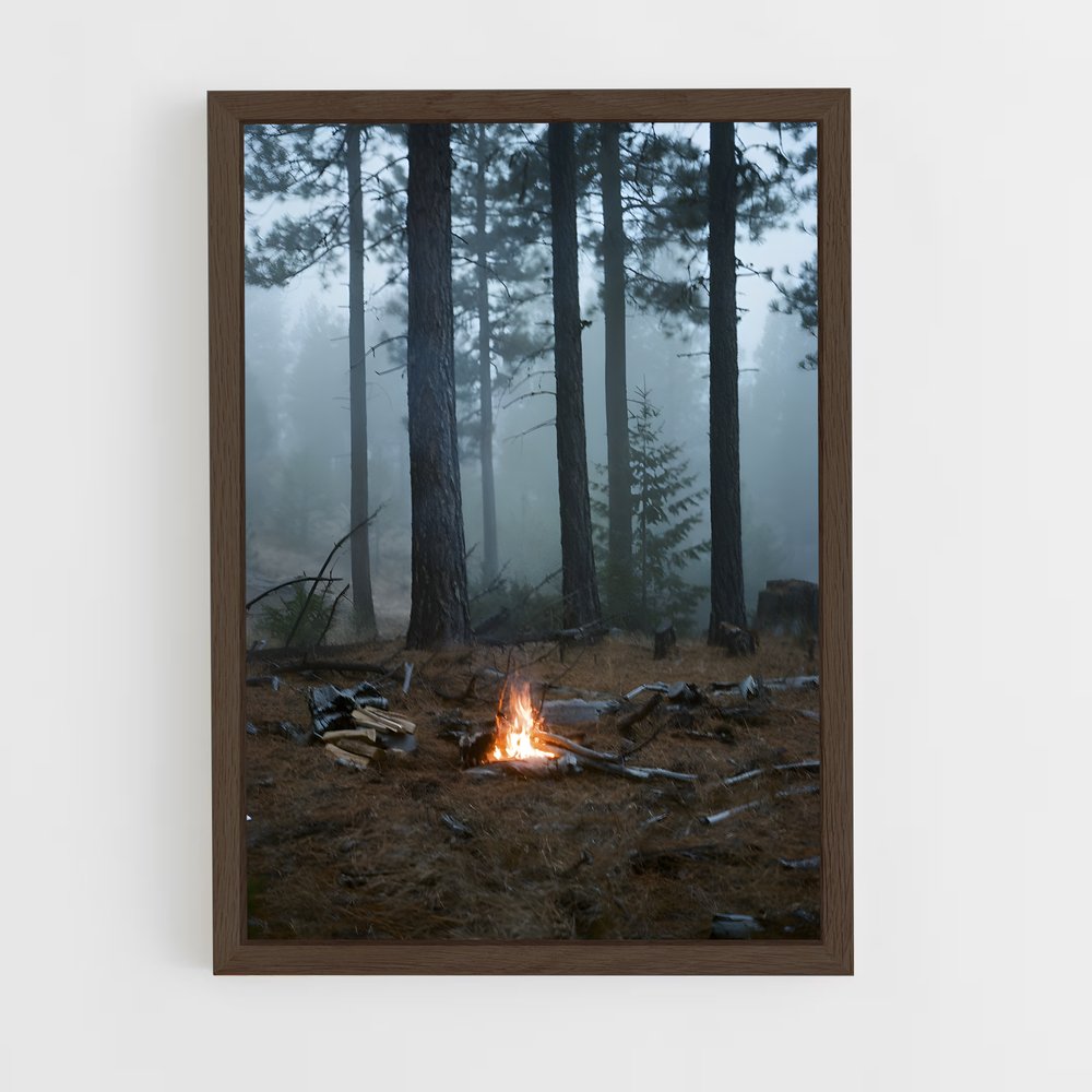 ap-campfire-7 cadre Bois foncé