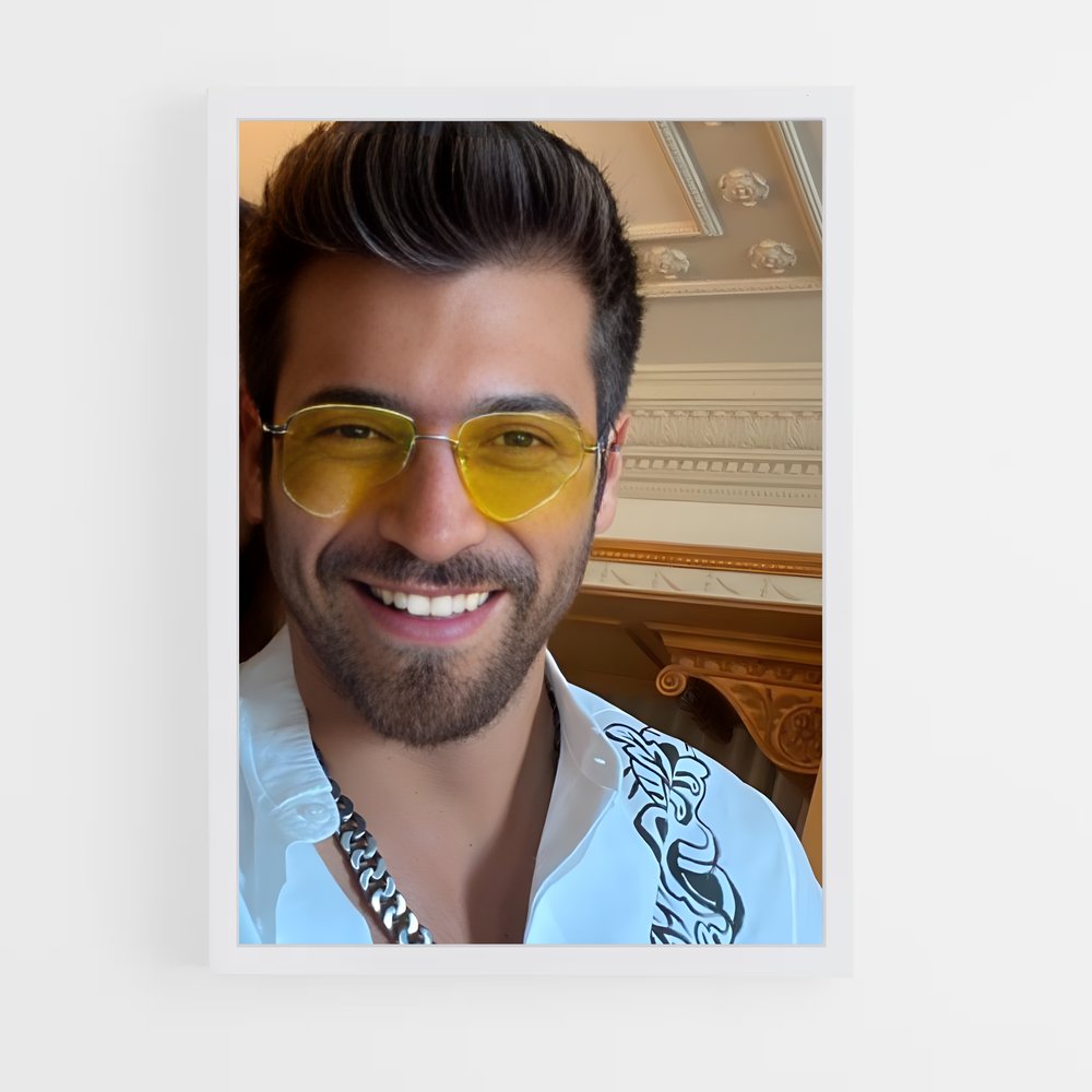 ap-can yaman-9 cadre Blanc