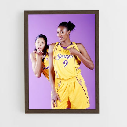 ap-candace parker-7 cadre Bois foncé