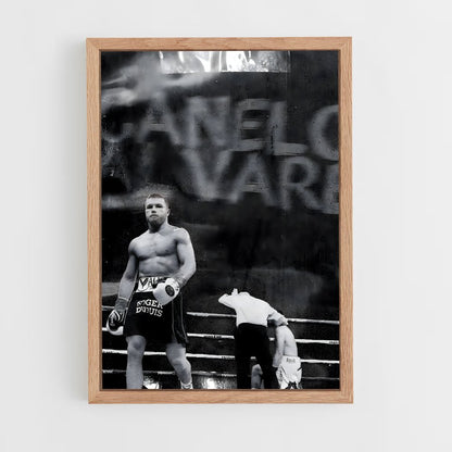 ap-canelo alvarez-9 cadre Bois clair
