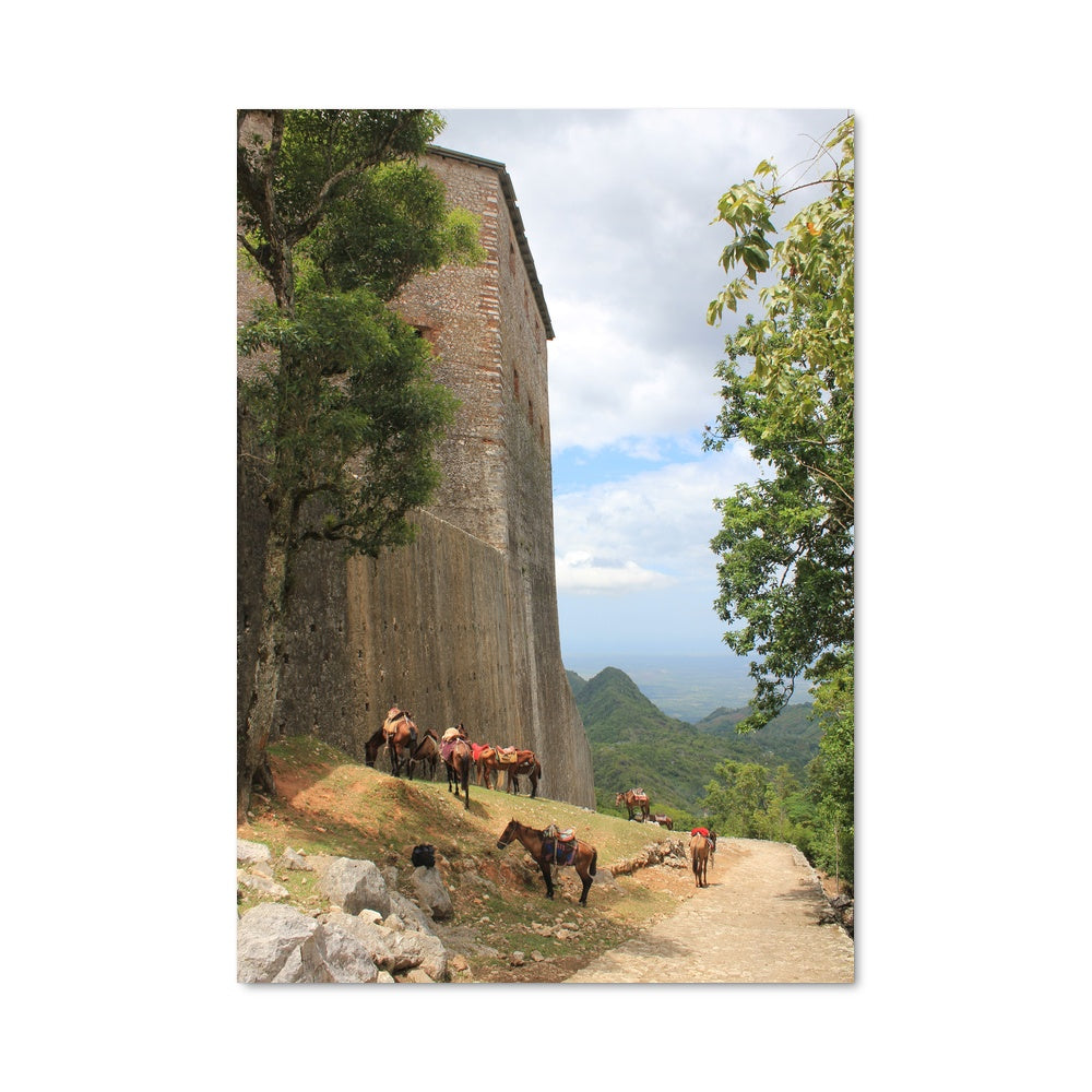 Poster Chevaux des Terres Rouges
