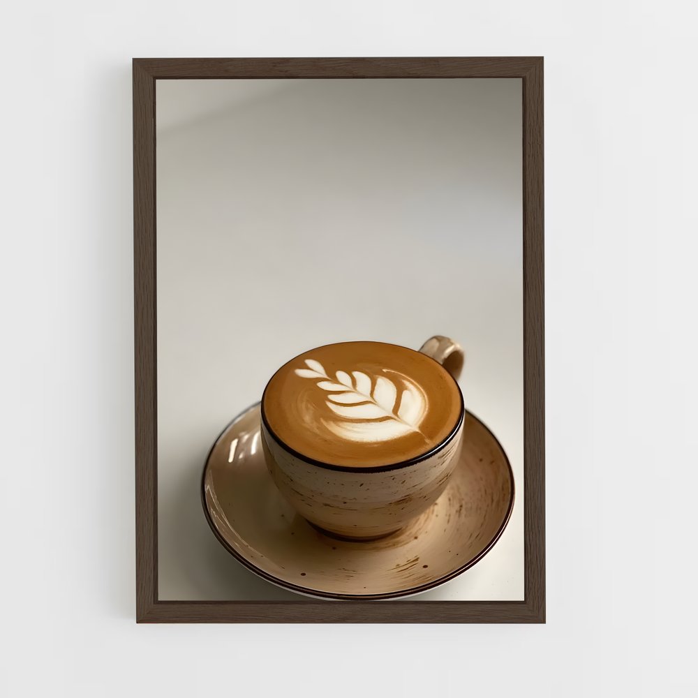 ap-cappuccino-7 cadre Bois foncé