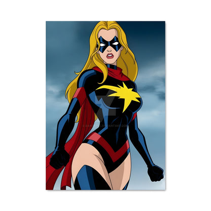 Poster Captain Marvel : Étoile Brillante