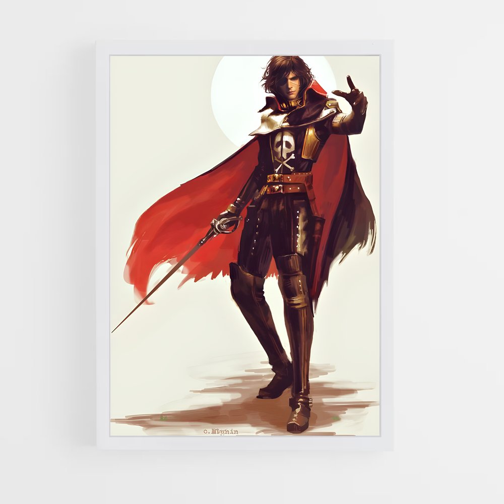 ap-captain harlock-3 cadre Blanc