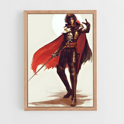 ap-captain harlock-3 cadre Bois clair