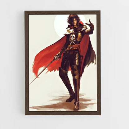 ap-captain harlock-3 cadre Bois foncé