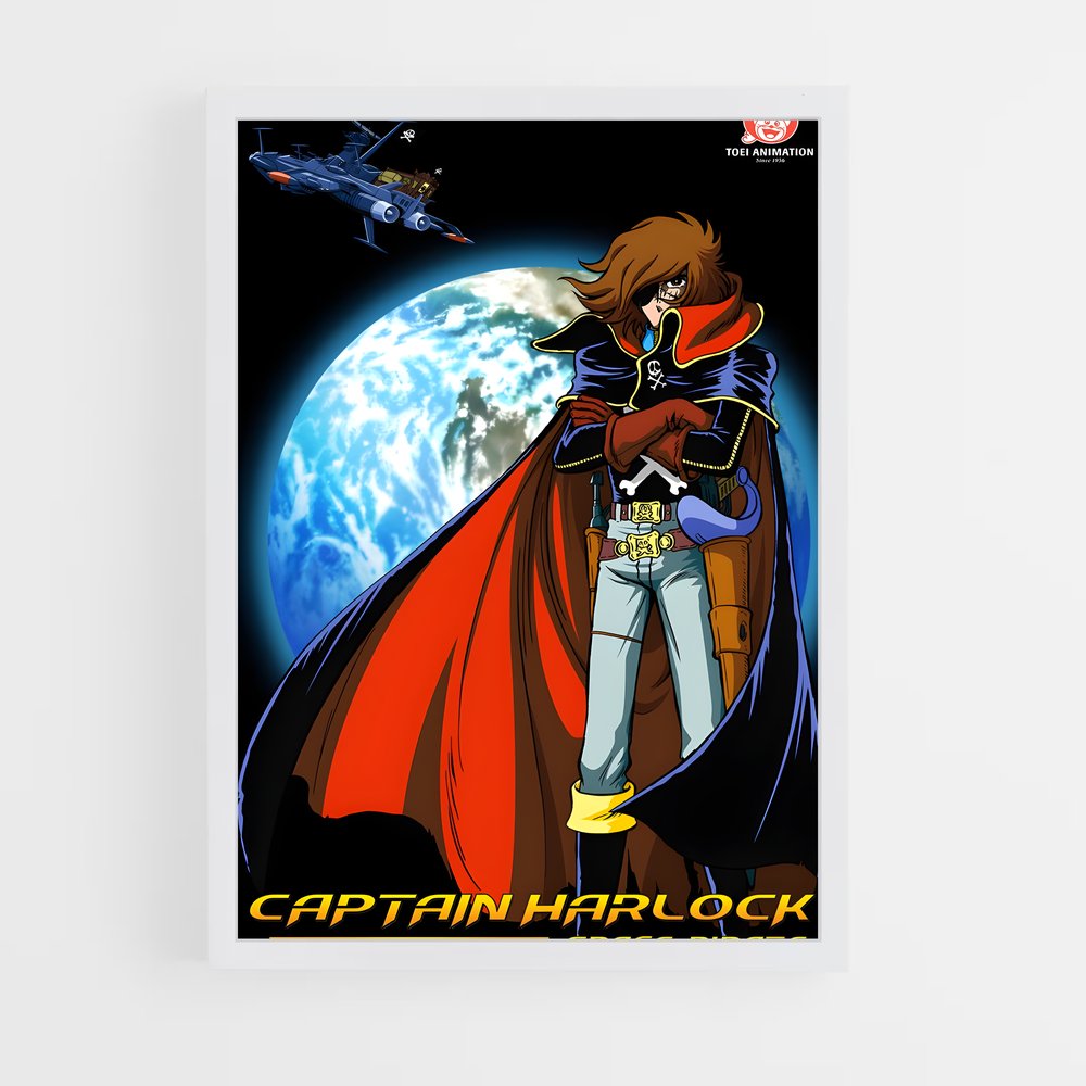 ap-captain harlock-4 cadre Blanc