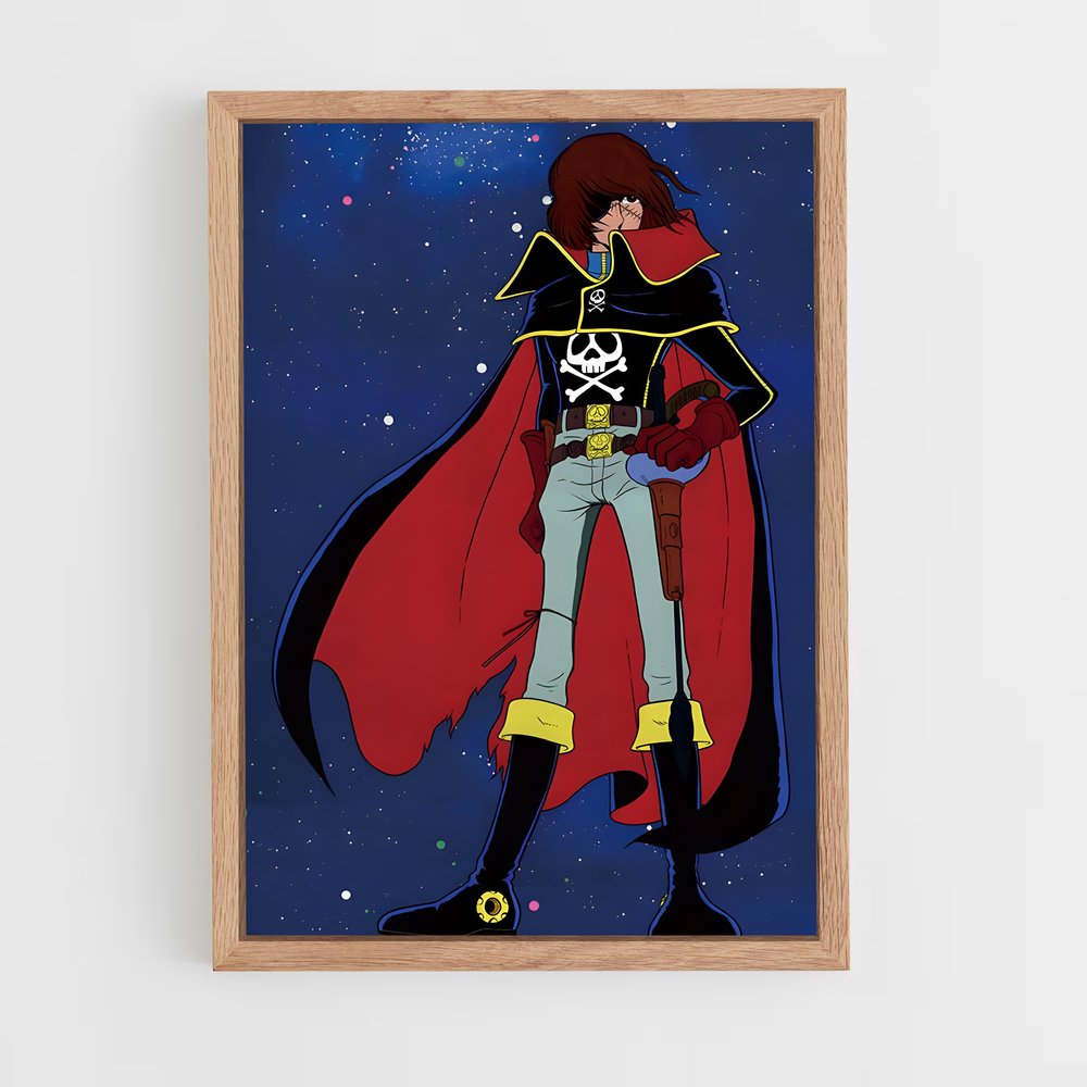 ap-captain harlock-7 cadre Bois clair