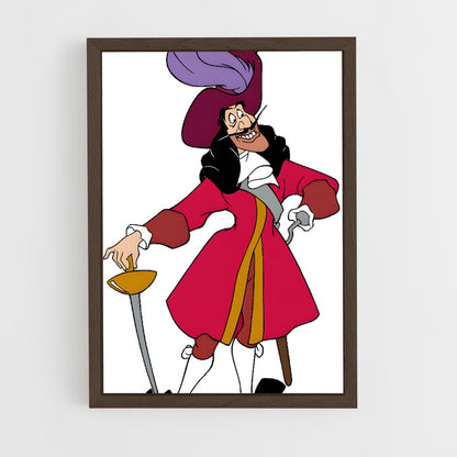 ap-captain hook-3 cadre Bois foncé