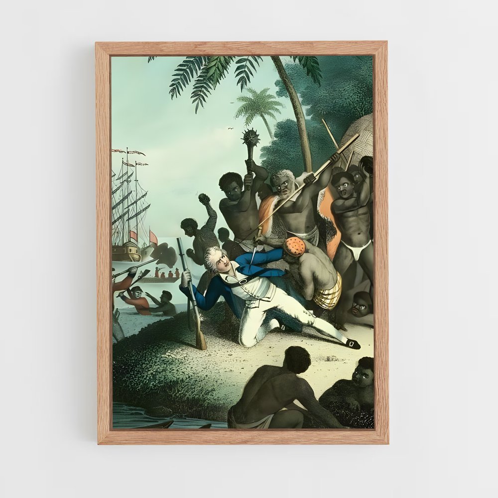 ap-captain james cook-1 cadre Bois clair