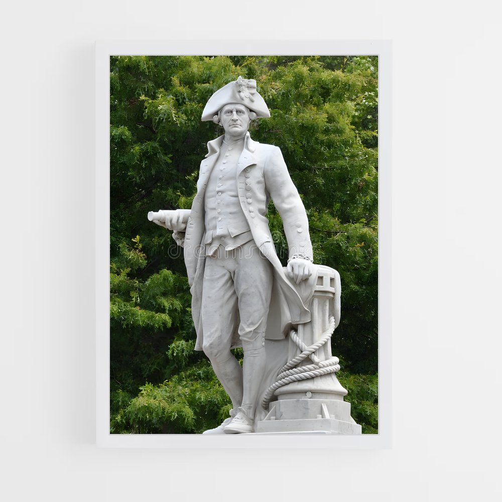 ap-captain james cook-2 cadre Blanc