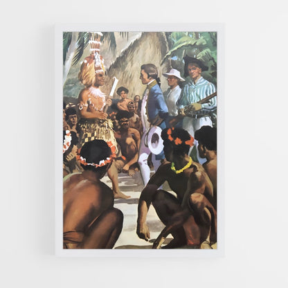 ap-captain james cook-3 cadre Blanc