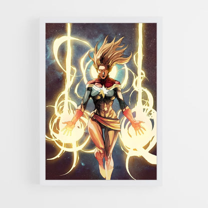 ap-captain marvel-1 cadre Blanc