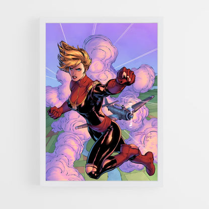 ap-captain marvel-4 cadre Blanc