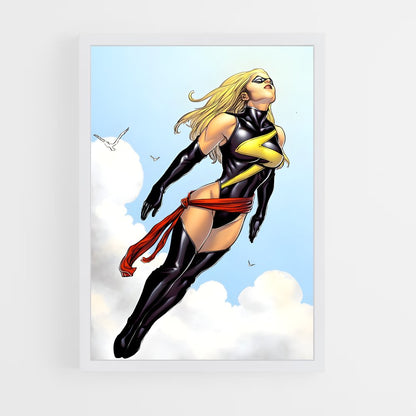 ap-captain marvel-5 cadre Blanc