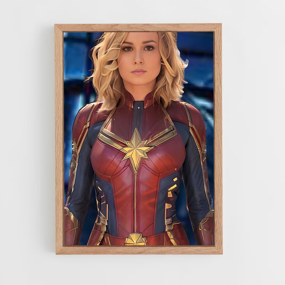 ap-captain marvel-6 cadre Bois clair